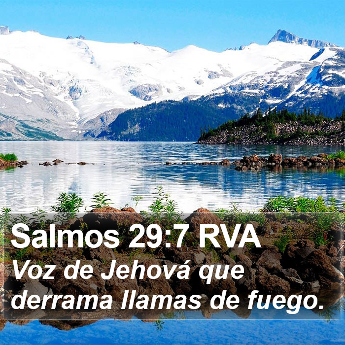 Salmos 29:7 RVA Bible Study