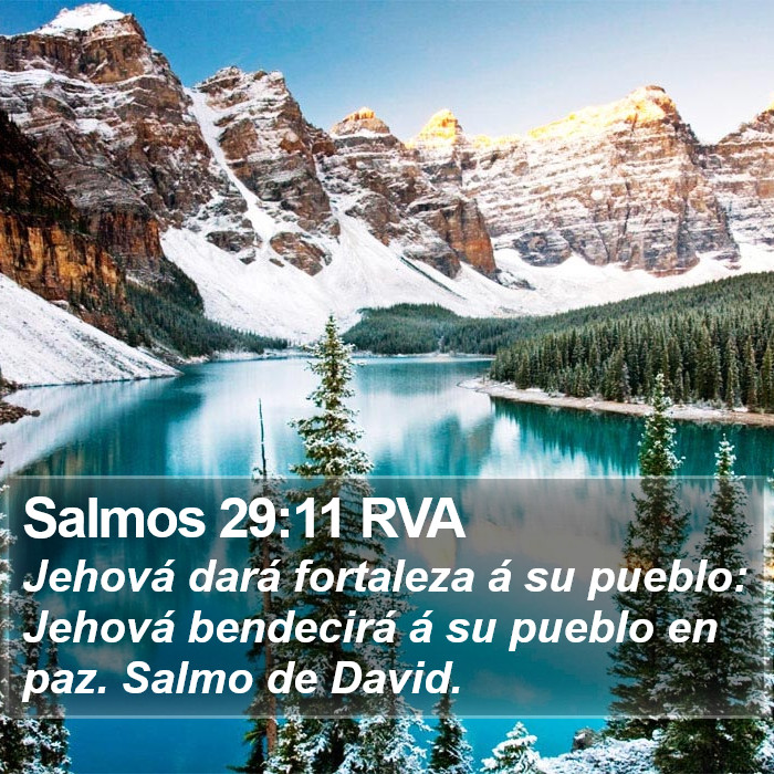 Salmos 29:11 RVA Bible Study