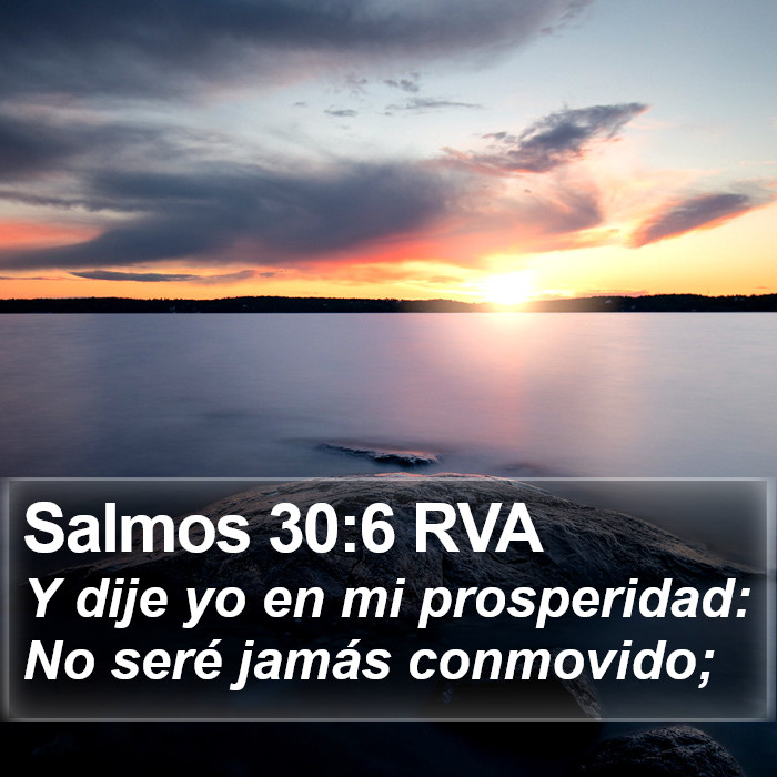 Salmos 30:6 RVA Bible Study