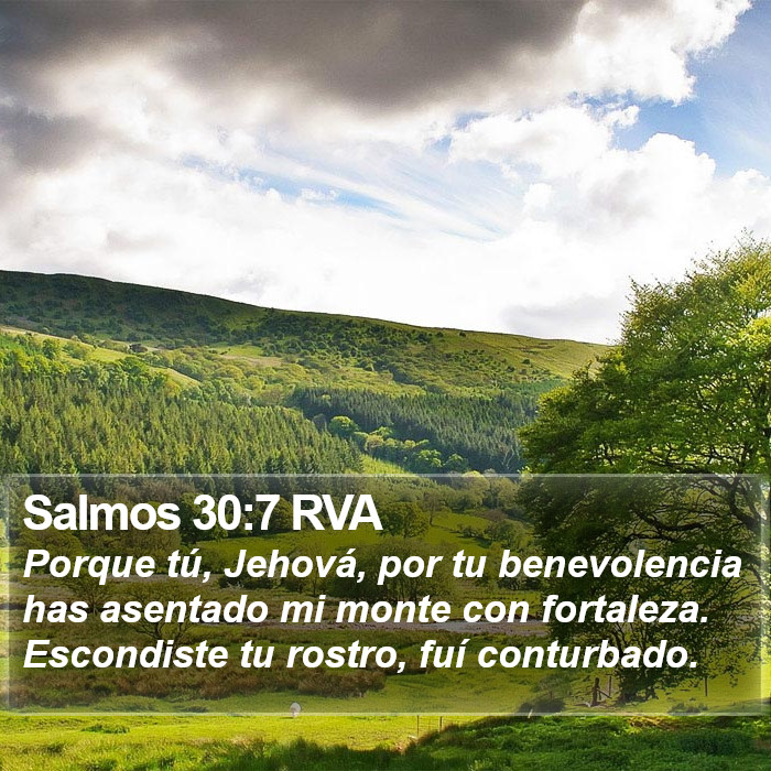 Salmos 30:7 RVA Bible Study