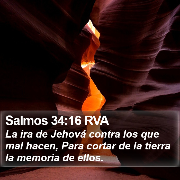 Salmos 34:16 RVA Bible Study