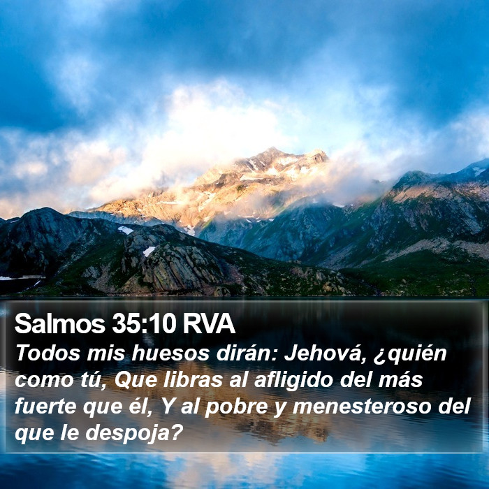 Salmos 35:10 RVA Bible Study