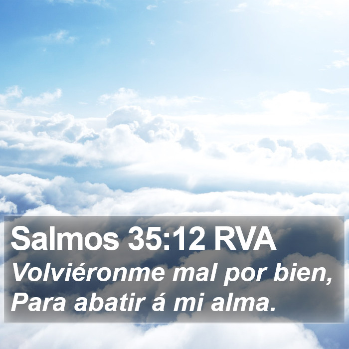 Salmos 35:12 RVA Bible Study