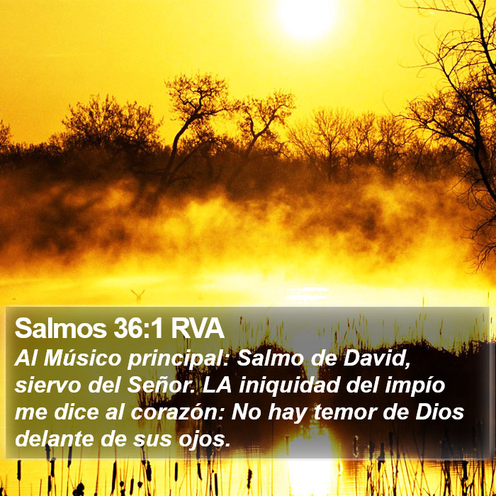 Salmos 36:1 RVA Bible Study