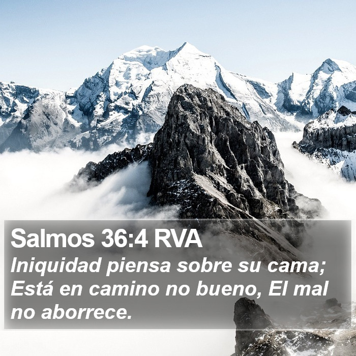 Salmos 36:4 RVA Bible Study