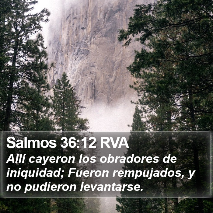 Salmos 36:12 RVA Bible Study