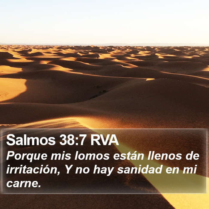 Salmos 38:7 RVA Bible Study