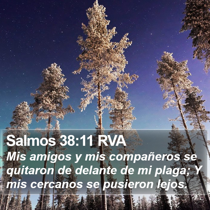 Salmos 38:11 RVA Bible Study