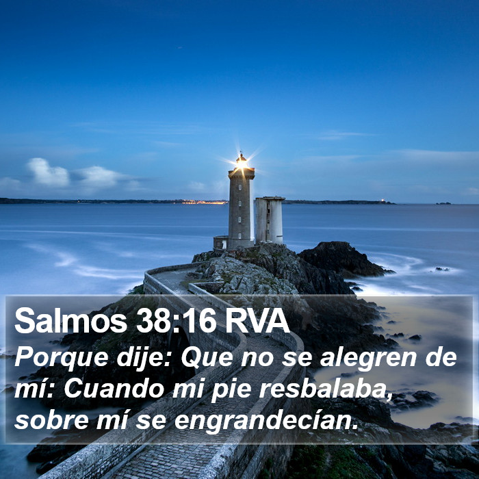 Salmos 38:16 RVA Bible Study