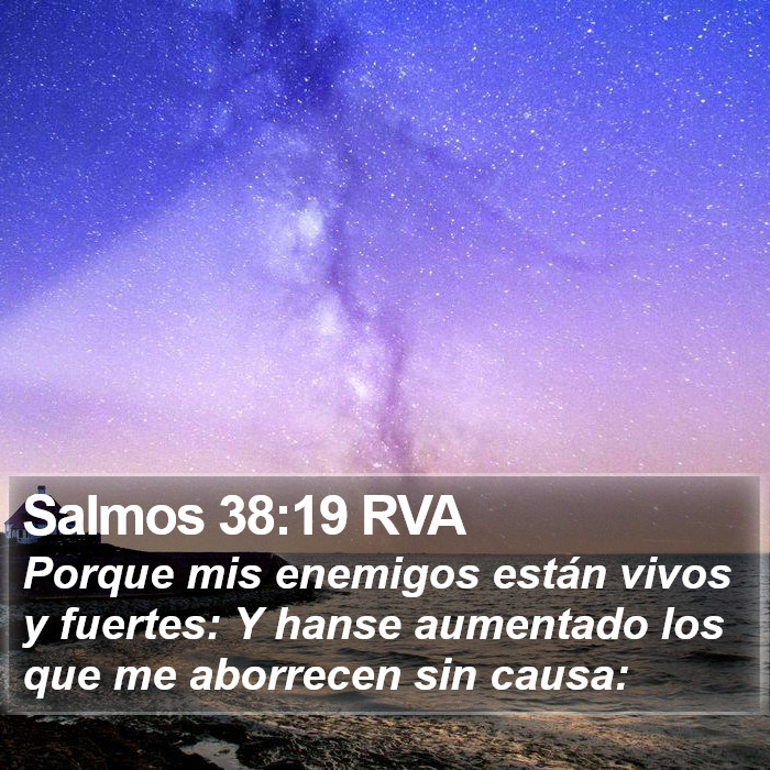 Salmos 38:19 RVA Bible Study