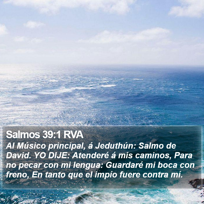 Salmos 39:1 RVA Bible Study