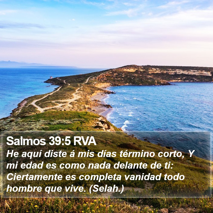 Salmos 39:5 RVA Bible Study