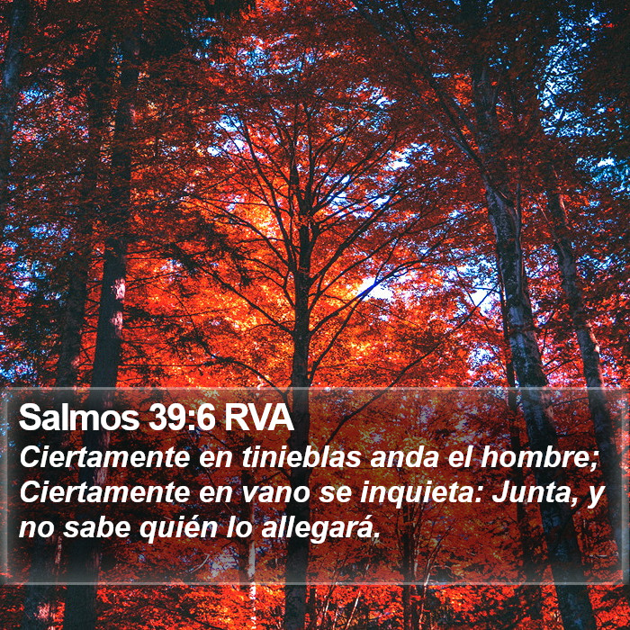 Salmos 39:6 RVA Bible Study