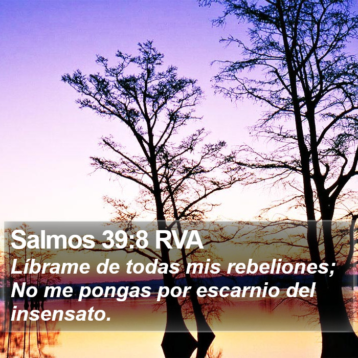 Salmos 39:8 RVA Bible Study