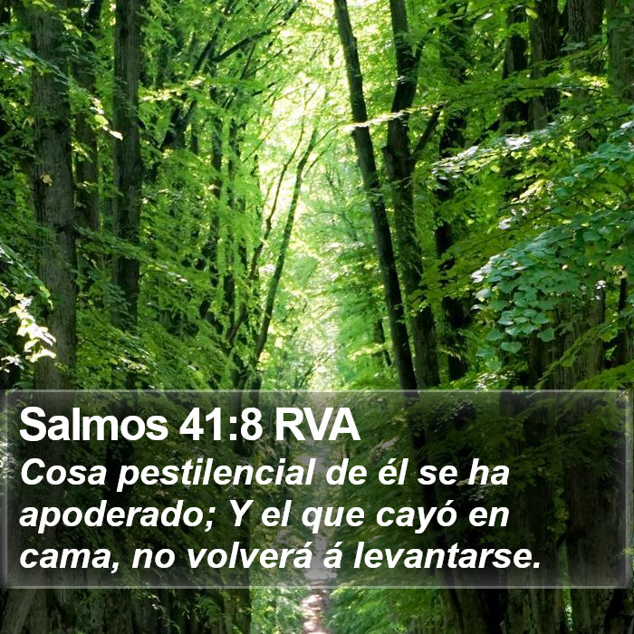 Salmos 41:8 RVA Bible Study