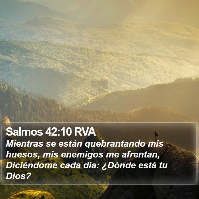 Salmos 42:10 RVA Bible Study