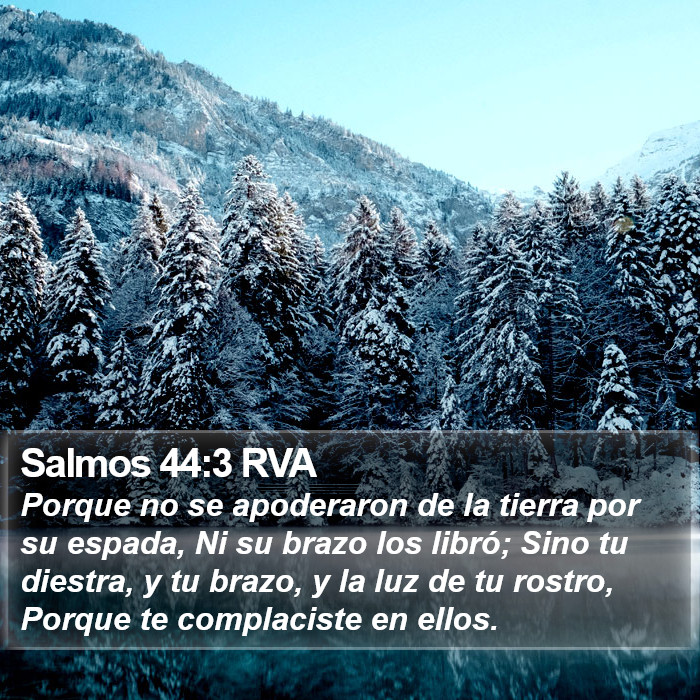 Salmos 44:3 RVA Bible Study