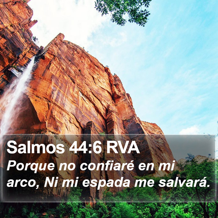 Salmos 44:6 RVA Bible Study