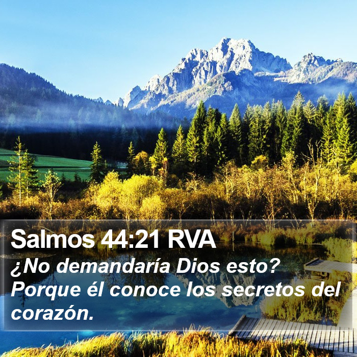 Salmos 44:21 RVA Bible Study