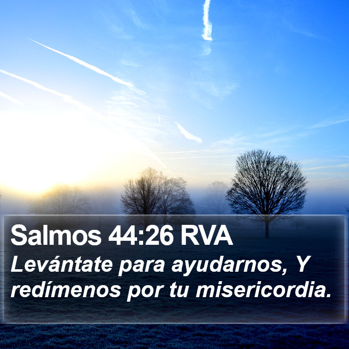 Salmos 44:26 RVA Bible Study