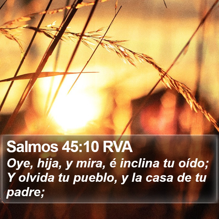 Salmos 45:10 RVA Bible Study