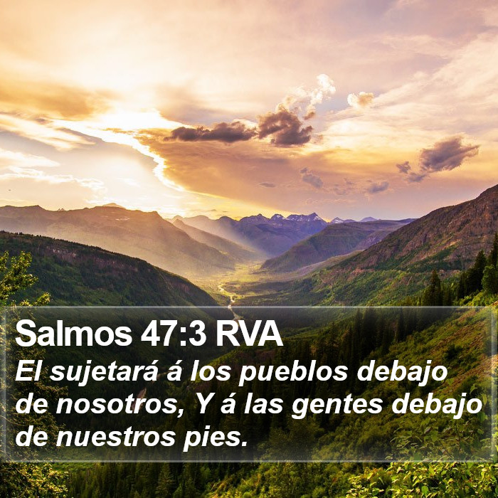 Salmos 47:3 RVA Bible Study