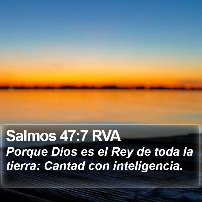 Salmos 47:7 RVA Bible Study