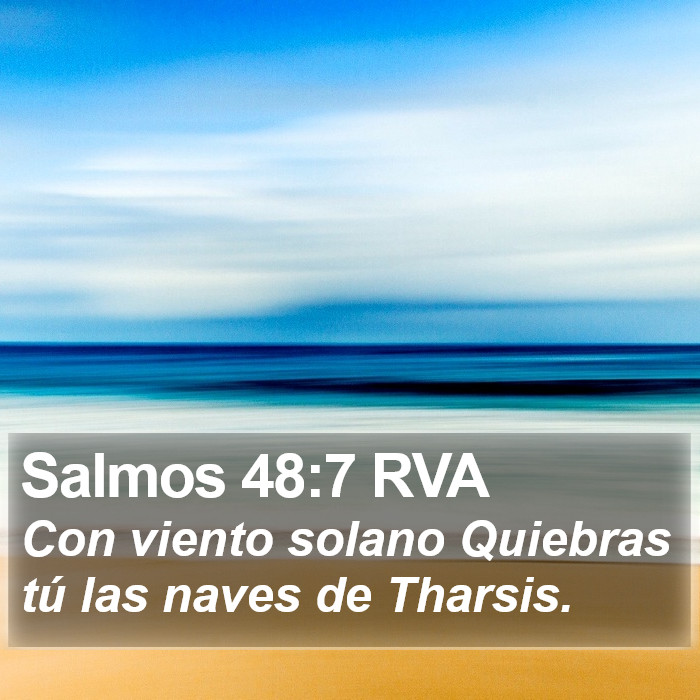 Salmos 48:7 RVA Bible Study