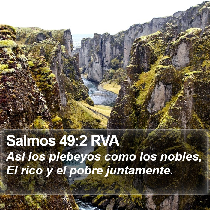 Salmos 49:2 RVA Bible Study