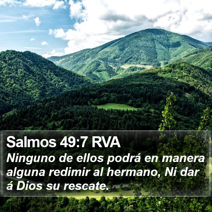 Salmos 49:7 RVA Bible Study
