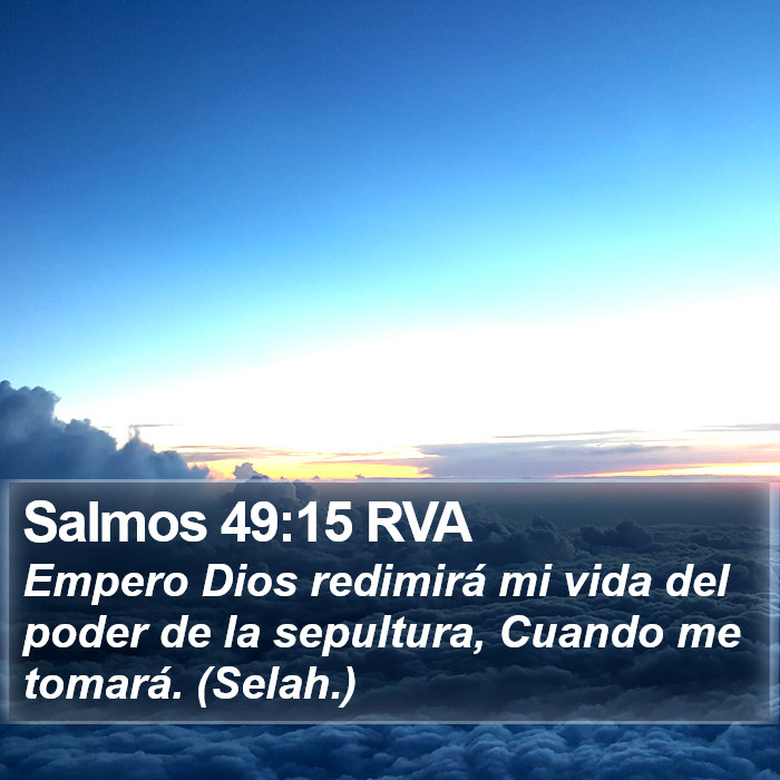 Salmos 49:15 RVA Bible Study