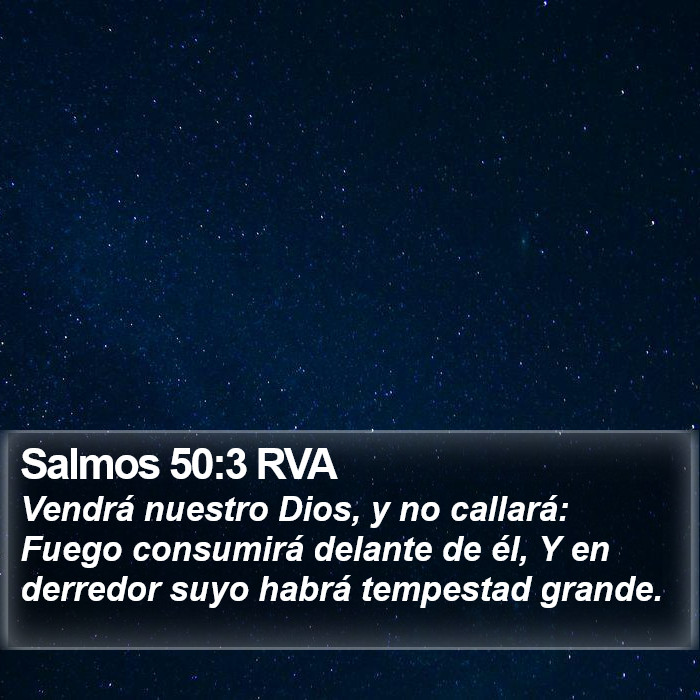 Salmos 50:3 RVA Bible Study