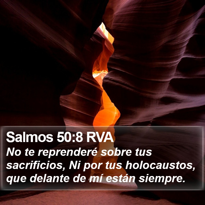 Salmos 50:8 RVA Bible Study