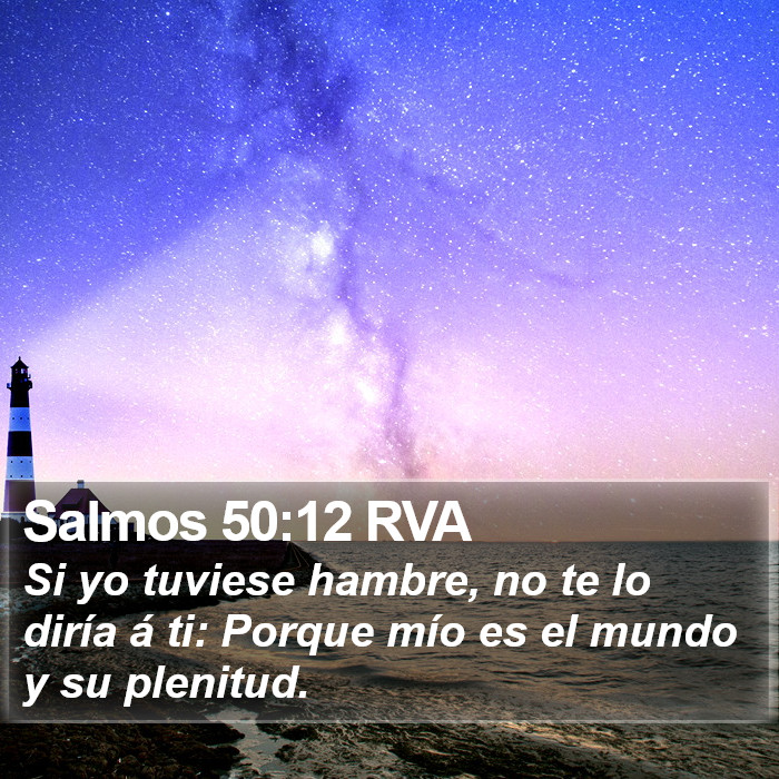 Salmos 50:12 RVA Bible Study