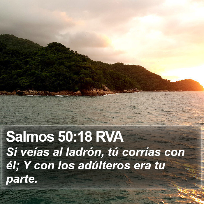 Salmos 50:18 RVA Bible Study