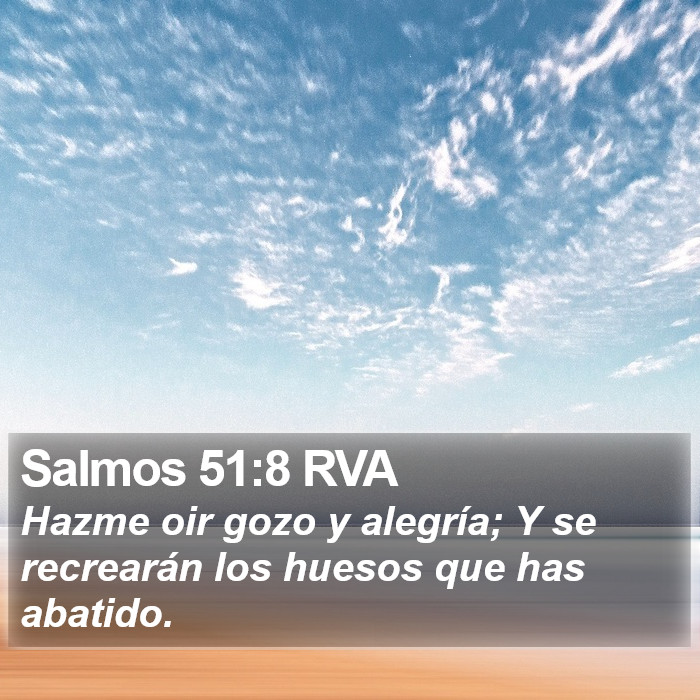 Salmos 51:8 RVA Bible Study