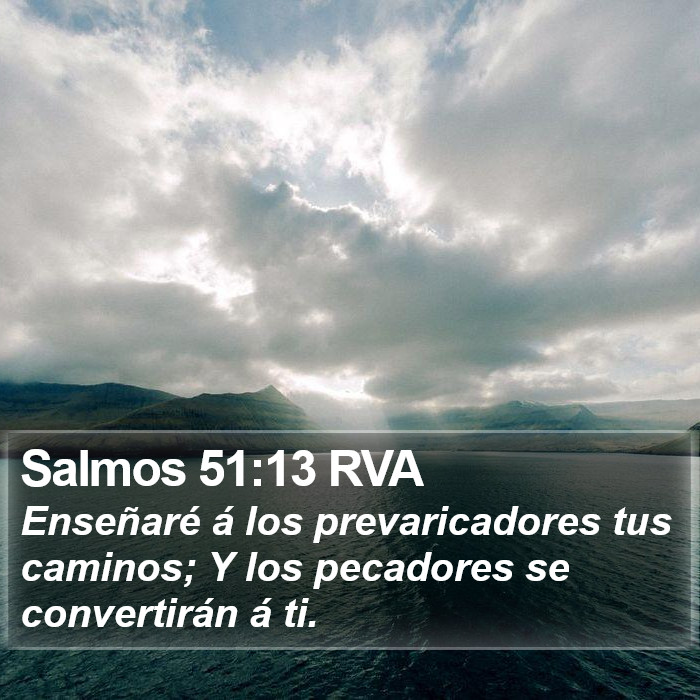 Salmos 51:13 RVA Bible Study