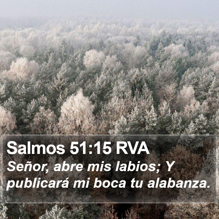 Salmos 51:15 RVA Bible Study