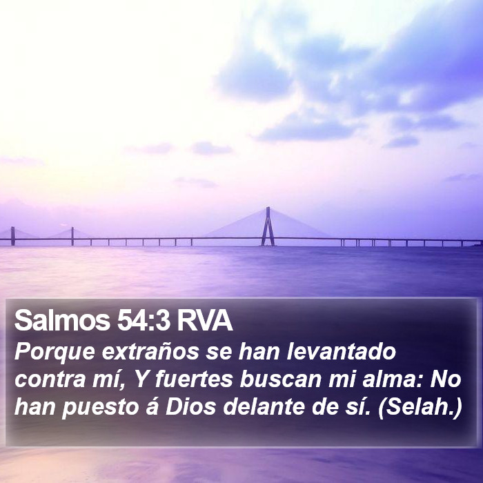 Salmos 54:3 RVA Bible Study