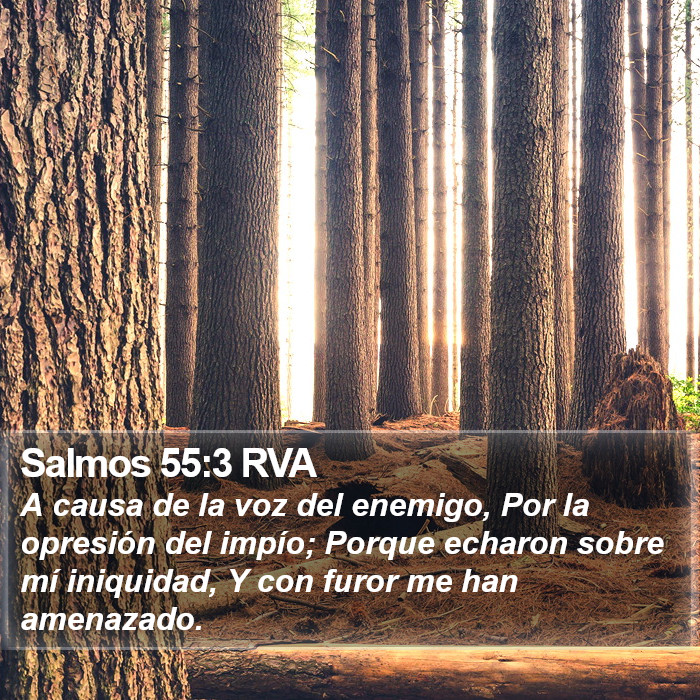 Salmos 55:3 RVA Bible Study