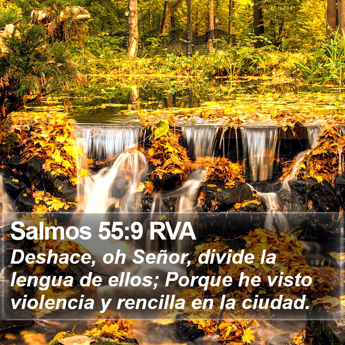 Salmos 55:9 RVA Bible Study