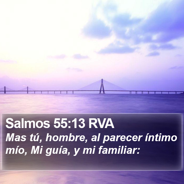 Salmos 55:13 RVA Bible Study