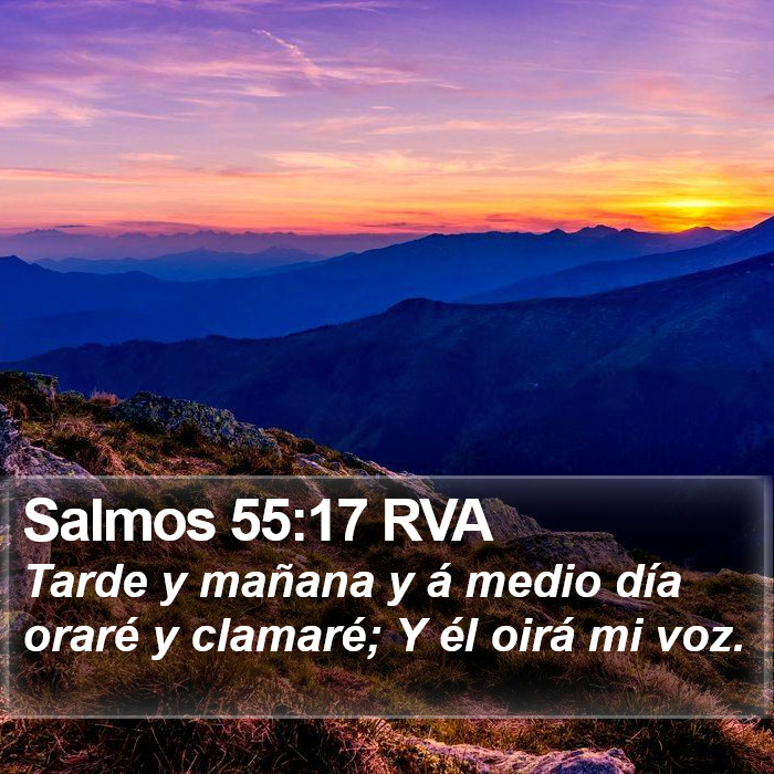 Salmos 55:17 RVA Bible Study