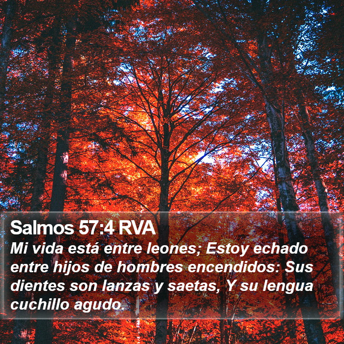 Salmos 57:4 RVA Bible Study