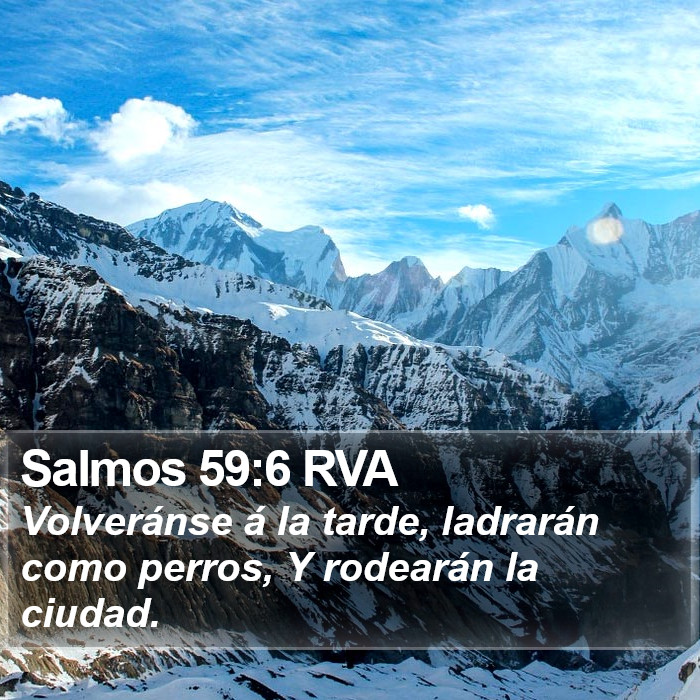 Salmos 59:6 RVA Bible Study
