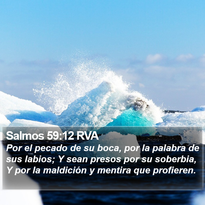 Salmos 59:12 RVA Bible Study