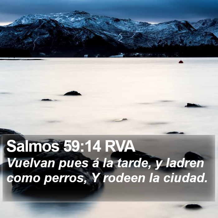 Salmos 59:14 RVA Bible Study
