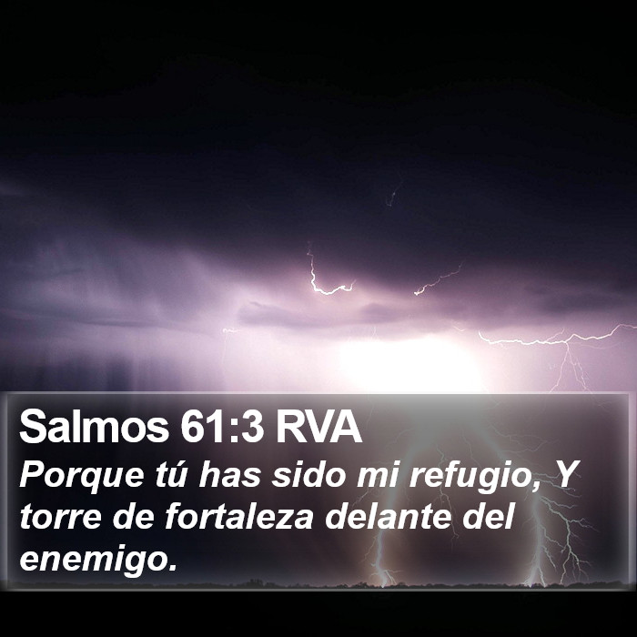 Salmos 61:3 RVA Bible Study