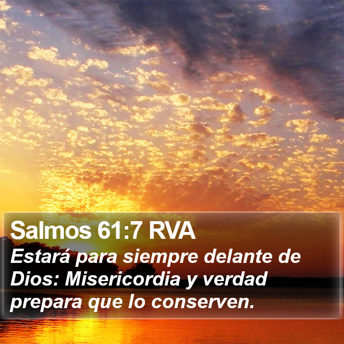 Salmos 61:7 RVA Bible Study