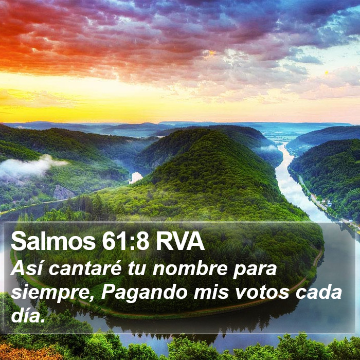 Salmos 61:8 RVA Bible Study